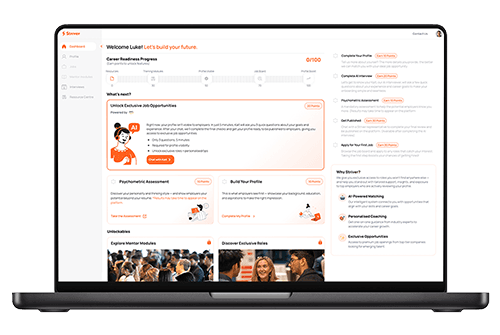 Candidate dashboard screenshot