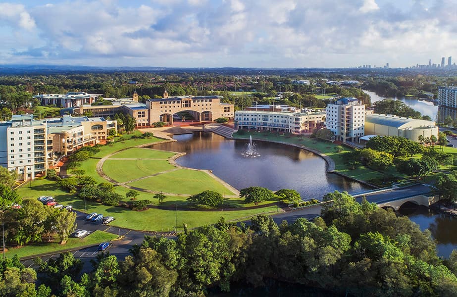 Bond University university campus in QLD, Australia