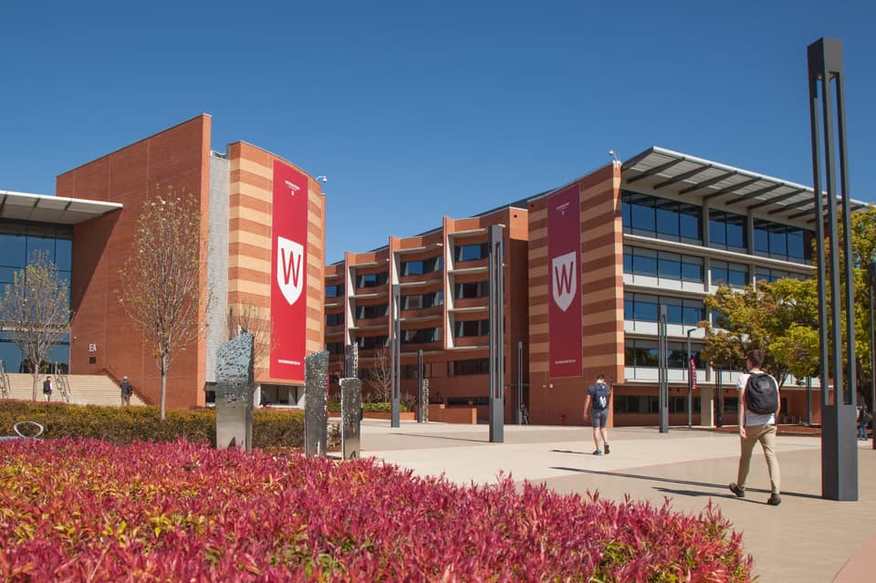 Western Sydney University university campus in NSW, Australia